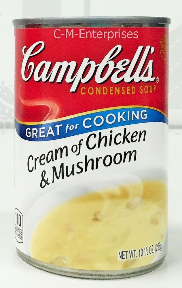 Campbells Mushroom Soup Chicken
 Campbell s Cream of Chicken & Mushroom Condensed Soup 10 5