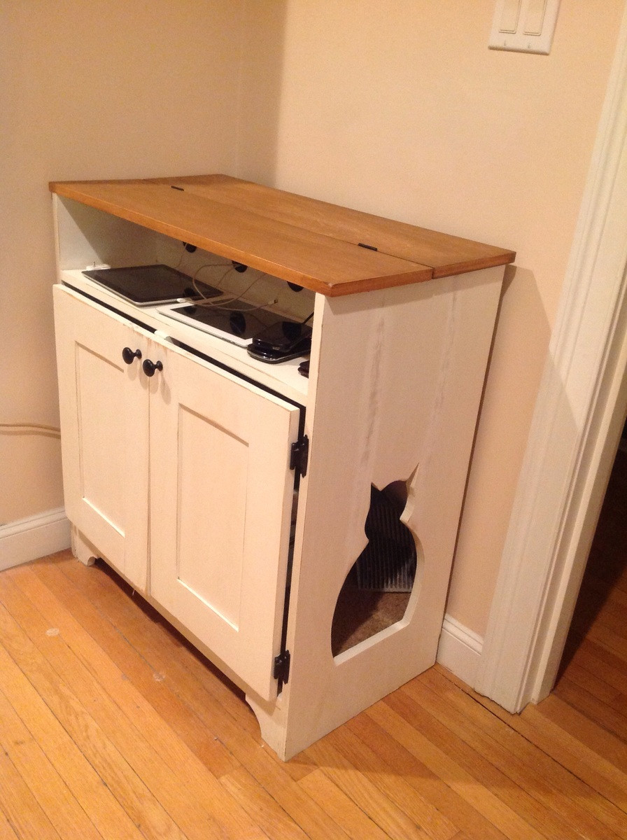 Cat Litter Box Furniture DIY
 Ana White