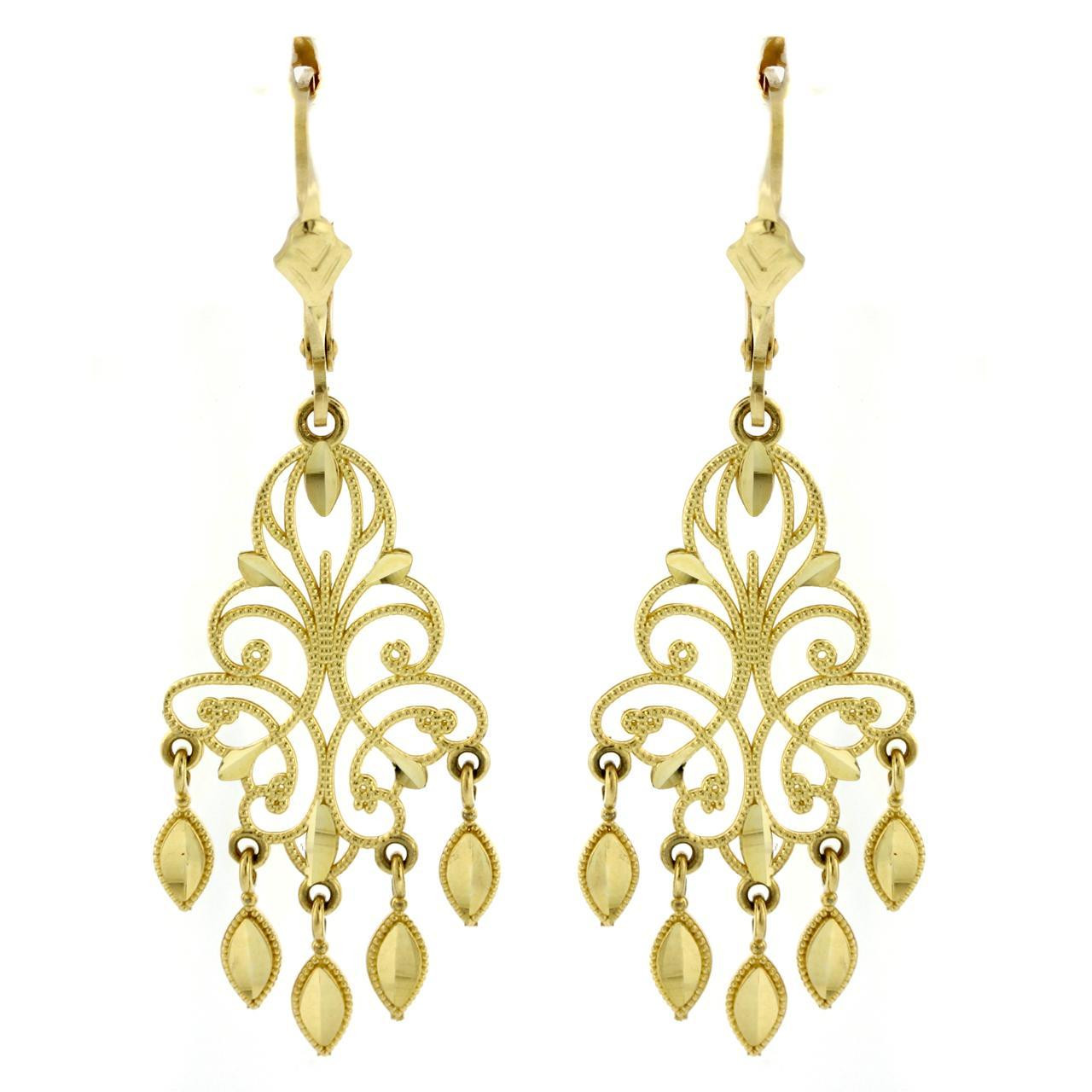Chandelier Earrings Gold
 View larger
