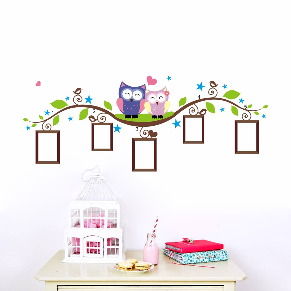 Childrens Bedroom Wall Stickers Removable
 owl wall stickers for kids room decorations animal decals