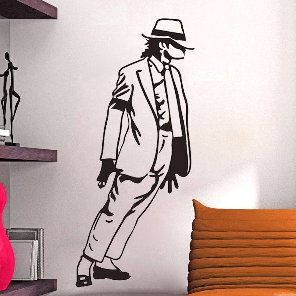 Childrens Bedroom Wall Stickers Removable
 DIY Removable Michael Jackson Kids Bedroom Wall decals
