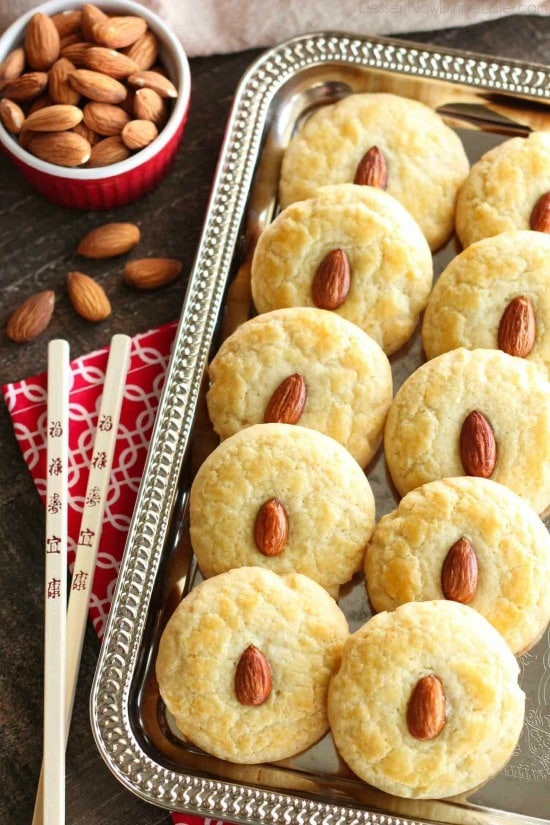 Chinese Almond Cookie Recipes
 Chinese Almond Cookies Dessert Now Dinner Later