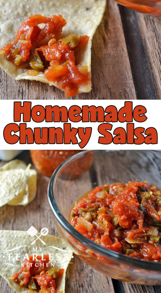 Chunky Salsa Recipe For Canning
 Homemade Chunky Salsa My Fearless Kitchen