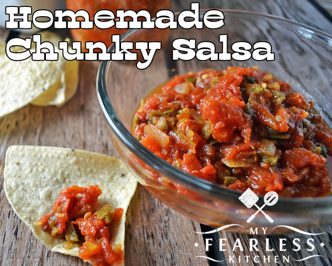 Chunky Salsa Recipe For Canning
 Homemade Chunky Salsa My Fearless Kitchen