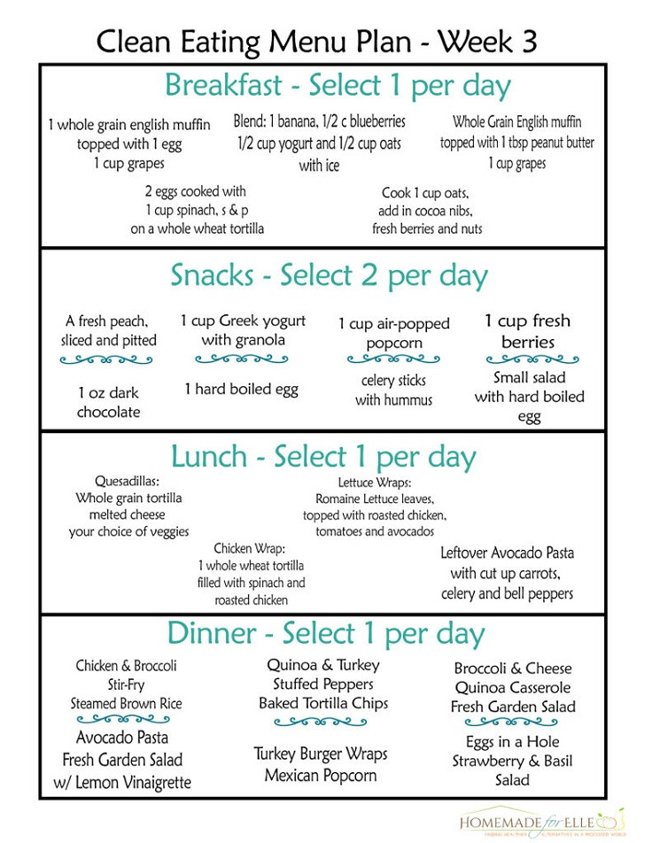 Clean Eating Meal Plans
 12 Trending Clean Eating Diet Plans to Lose Weight Fast