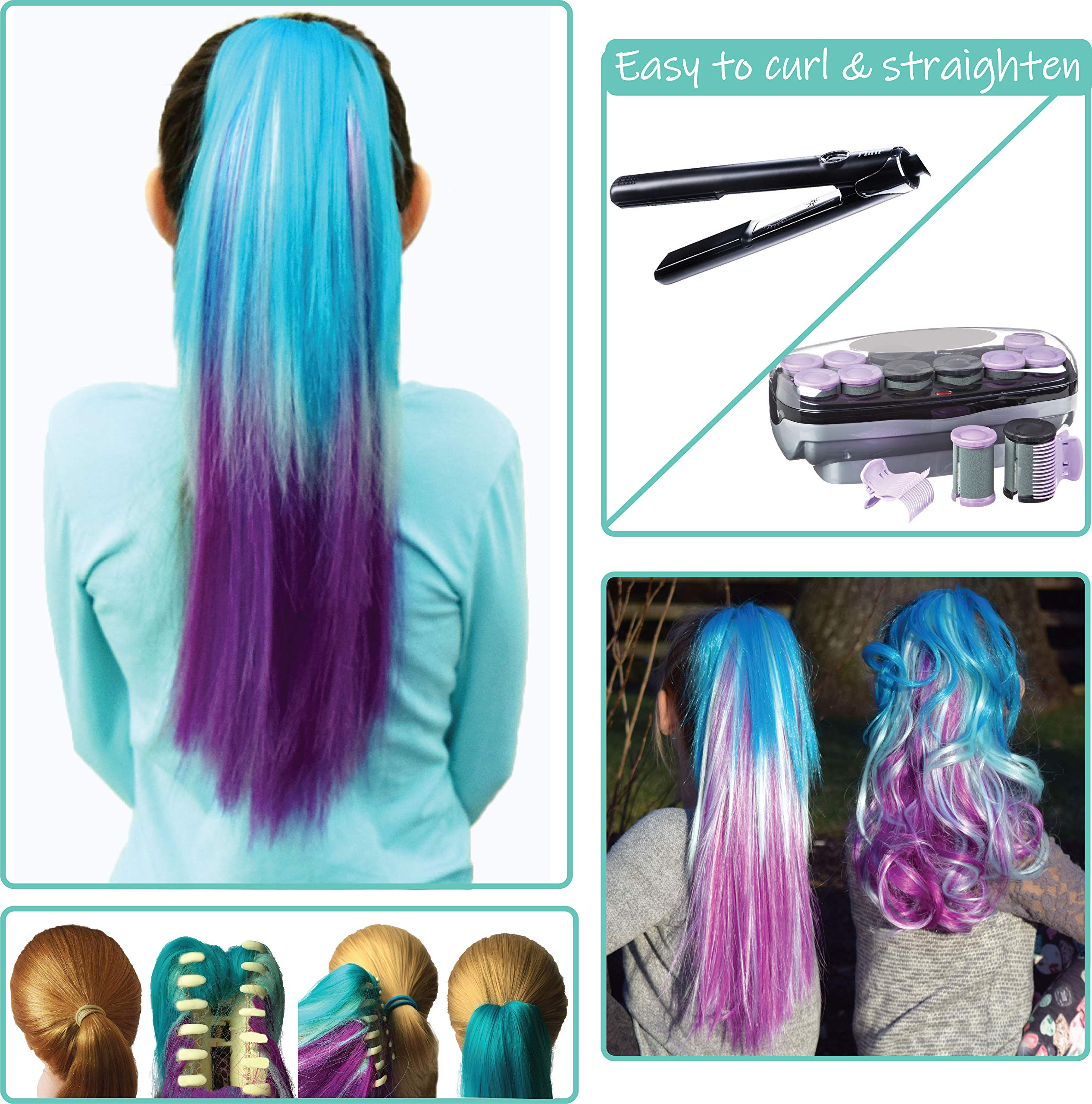 Color Hair Extensions For Kids
 Amazon Color Hair Extensions for Kids Temporary