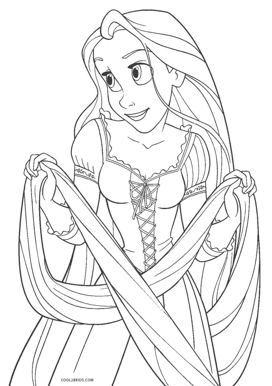 Coloring Book Pages For Toddlers
 Free Printable Tangled Coloring Pages For Kids