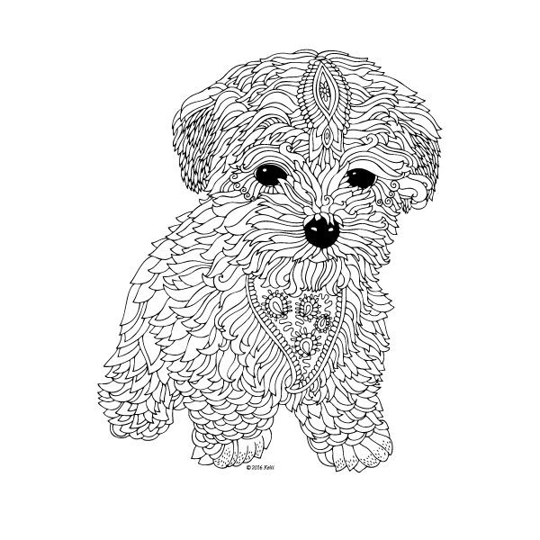 Coloring Pages For Adults Dogs
 17 Best images about COLORING PAGES BLANKS on Pinterest
