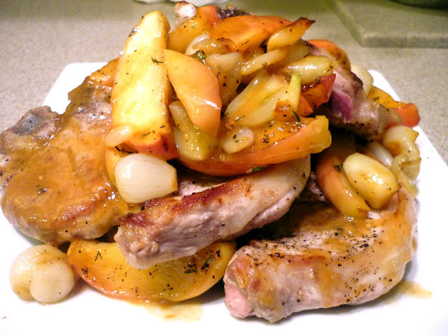 Cooking Pork Chops In Pressure Cooker
 The No Pressure Cooker Pork Chops with Roasted Apples and