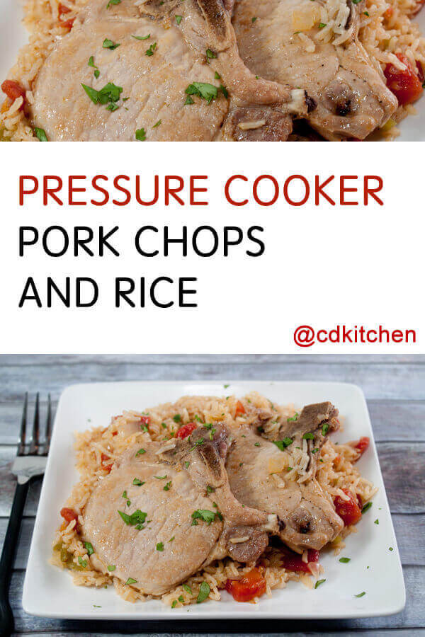 Cooking Pork Chops In Pressure Cooker
 Pressure Cooker Pork Chops and Rice Recipe