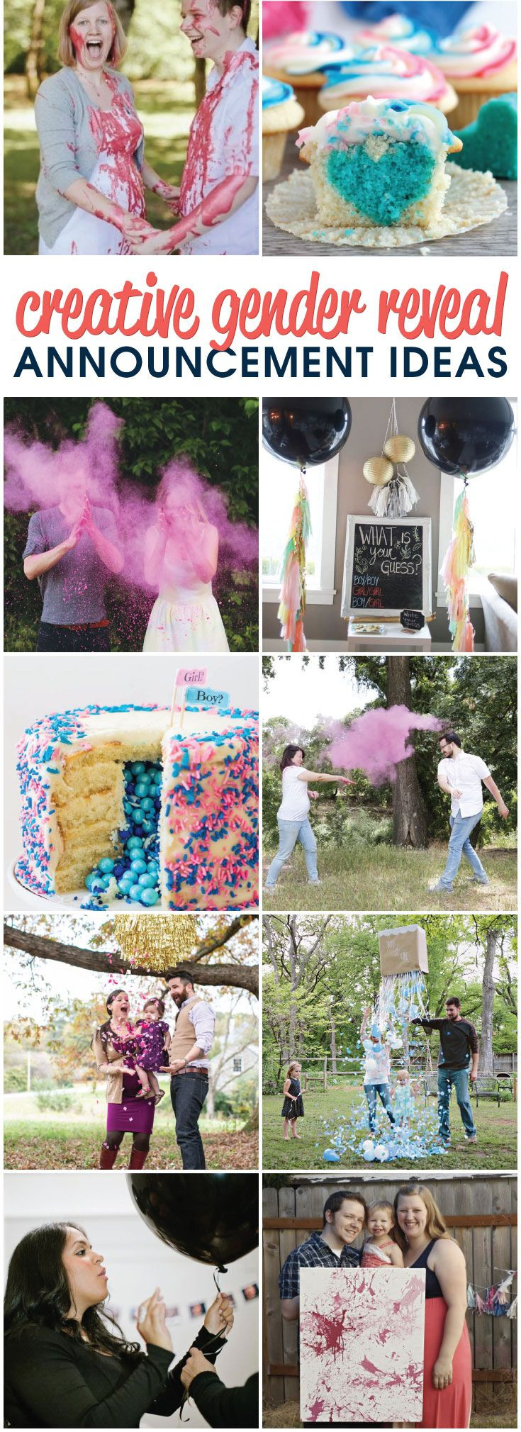 Creative Ideas For Gender Reveal Party
 1000 images about Gender Reveal Party Ideas on Pinterest