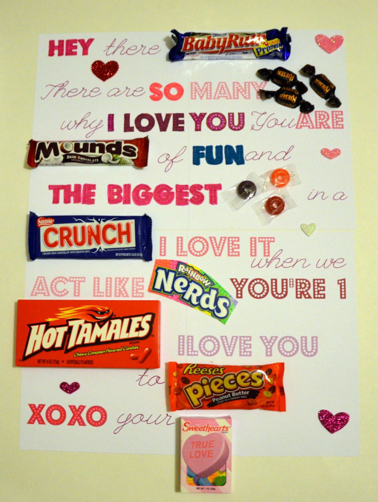Cute Valentines Day Date Ideas
 Sweet candy gram