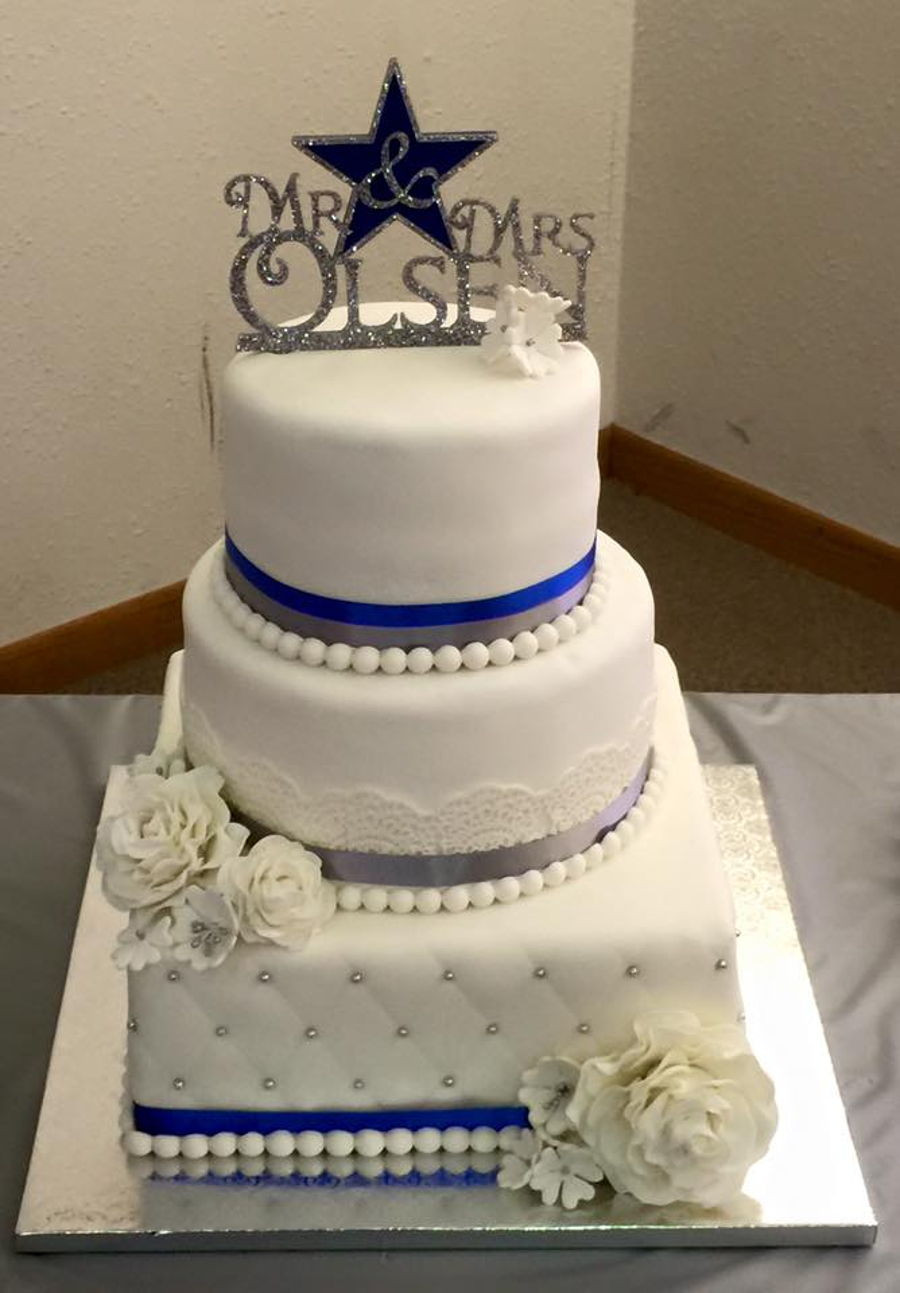 Dallas Cowboys Wedding Cake
 Dallas Cowboy Wedding Cake CakeCentral