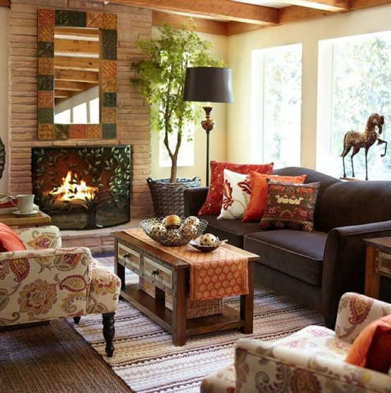 Decorating Ideas For Living Room
 29 Cozy And Inviting Fall Living Room Décor Ideas DigsDigs