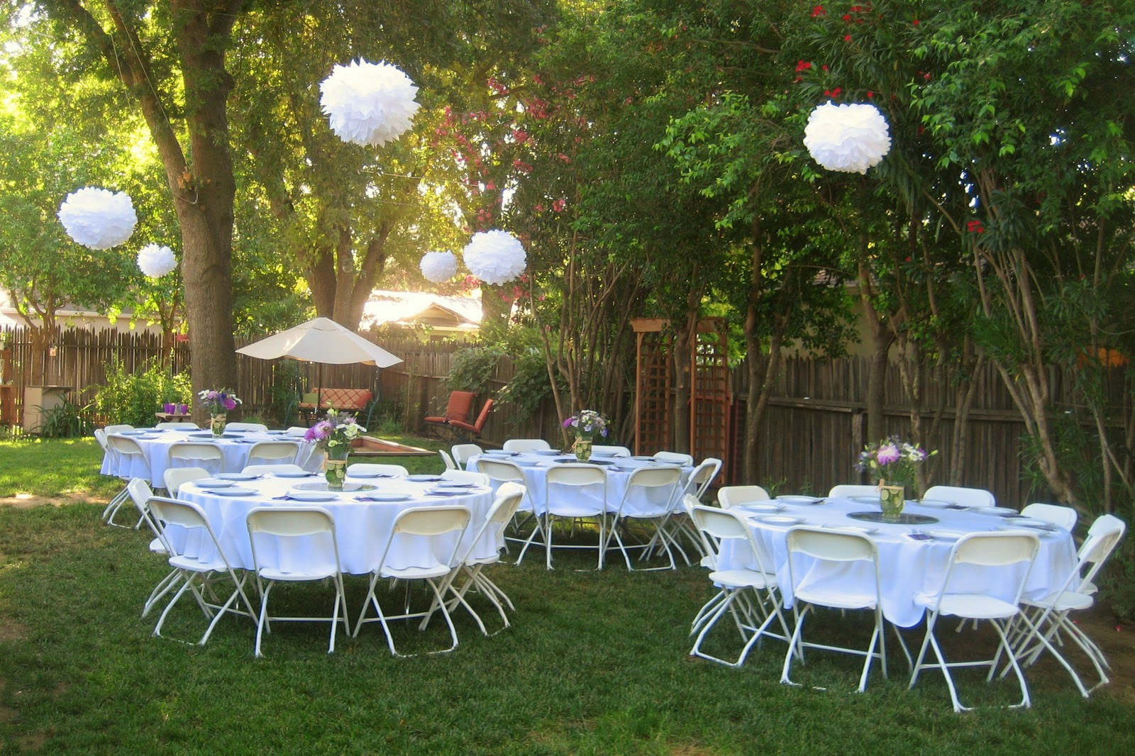 Decoration Ideas For Backyard Party
 A resting place for pleted Projects Backyard Bridal