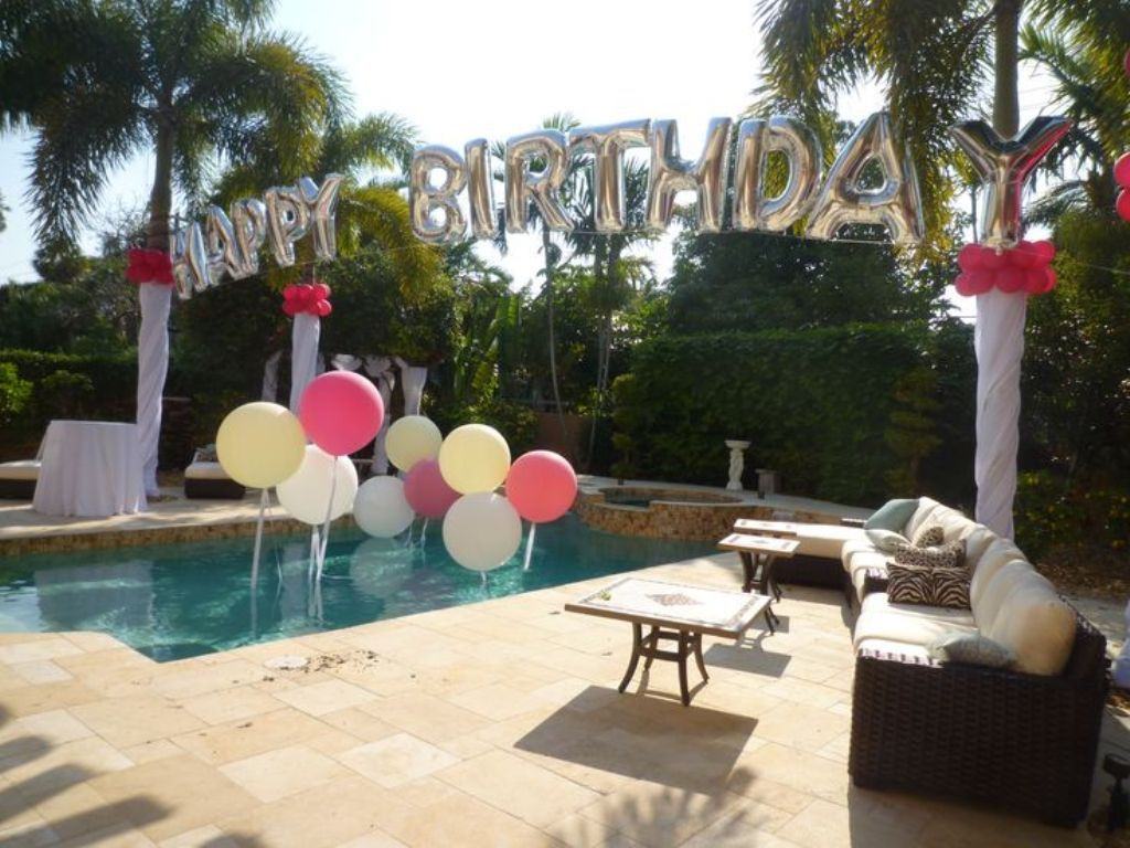 Decoration Ideas For Backyard Party
 Pool Party Decorations For Kids