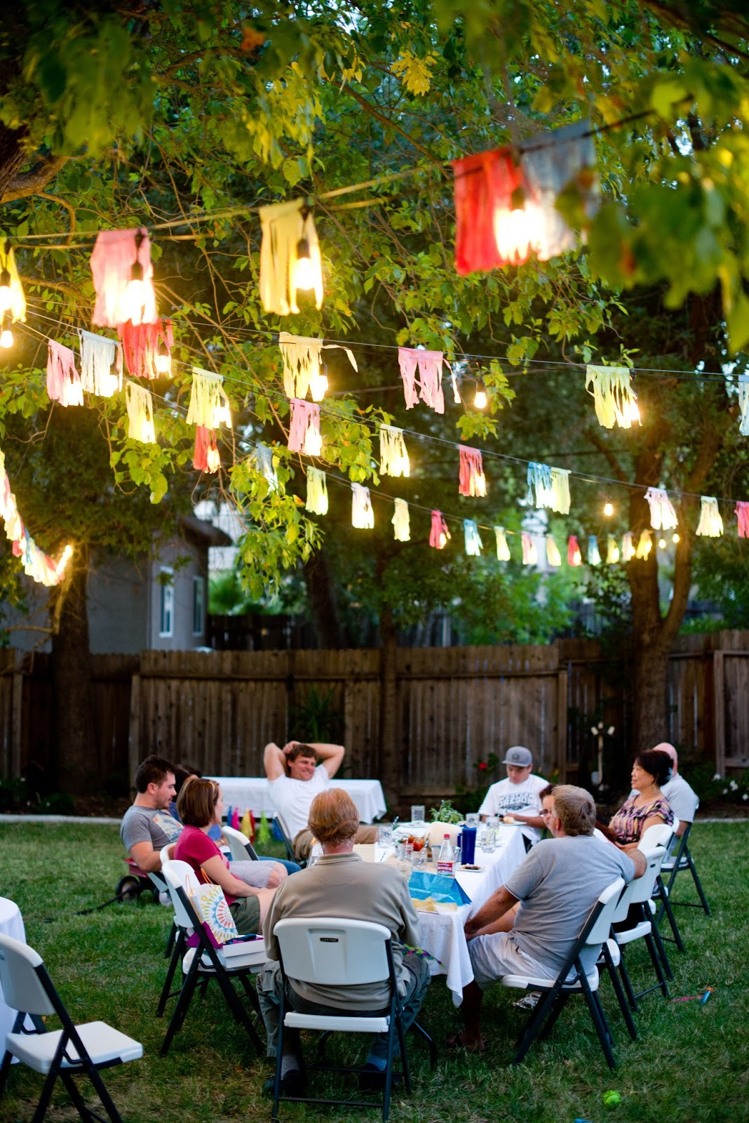 Decoration Ideas For Backyard Party
 Domestic Fashionista Backyard Fall Celebration