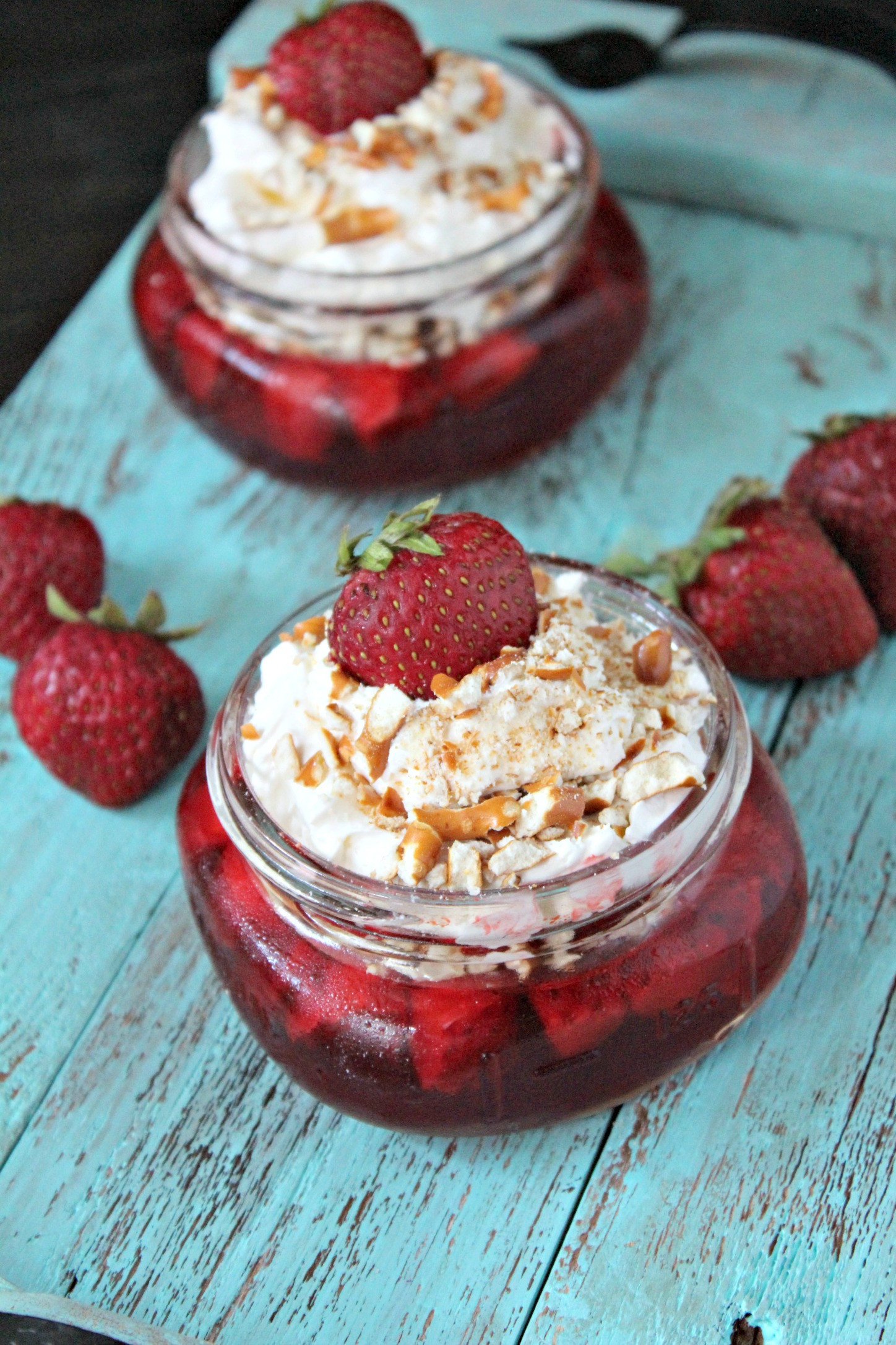 Desserts For Two Recipe
 Strawberry Pretzel Dessert for Two addicted to recipes