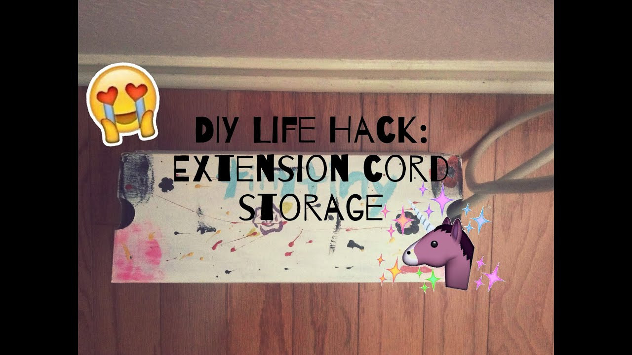 DIY Extension Cord Organizer
 DIY Life Hack Extension Cord Storage