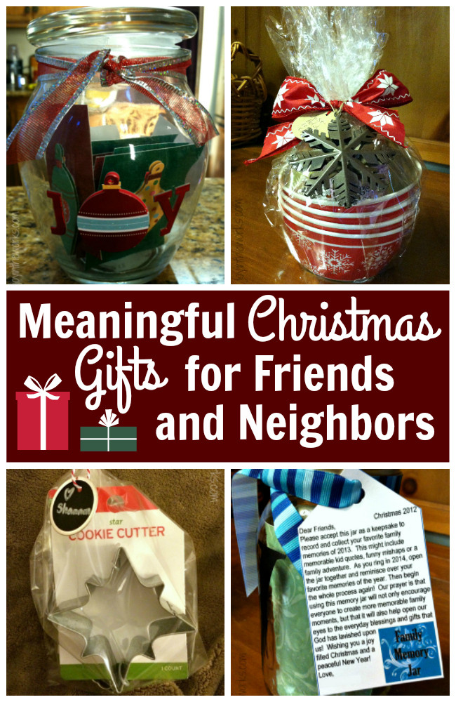 DIY Meaningful Gifts
 Meaningful Christmas Gifts for Friends Neighbors and