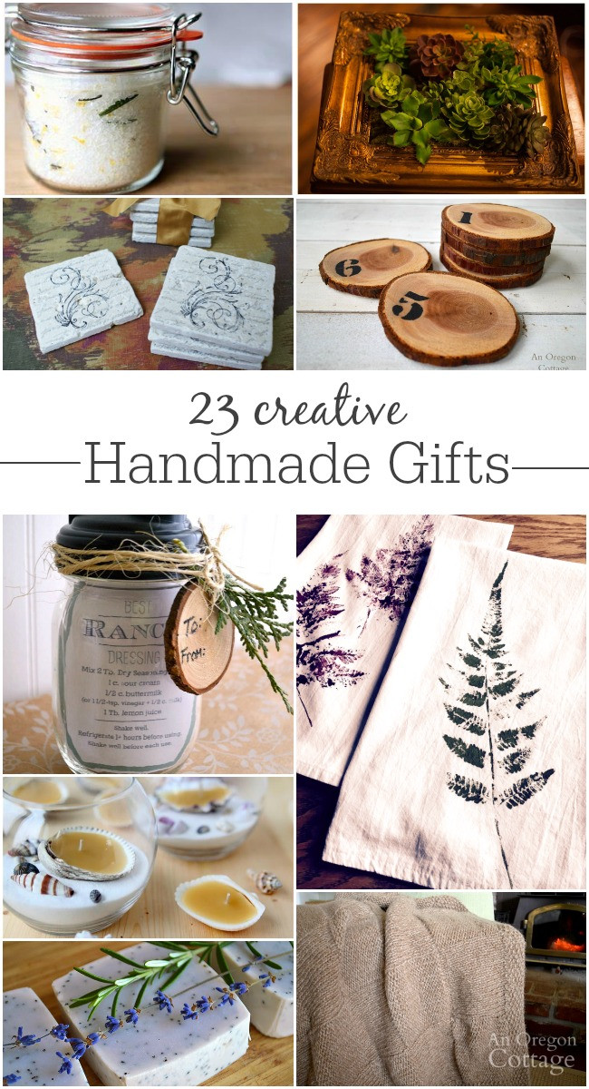 DIY Meaningful Gifts
 23 Creative Handmade Gifts