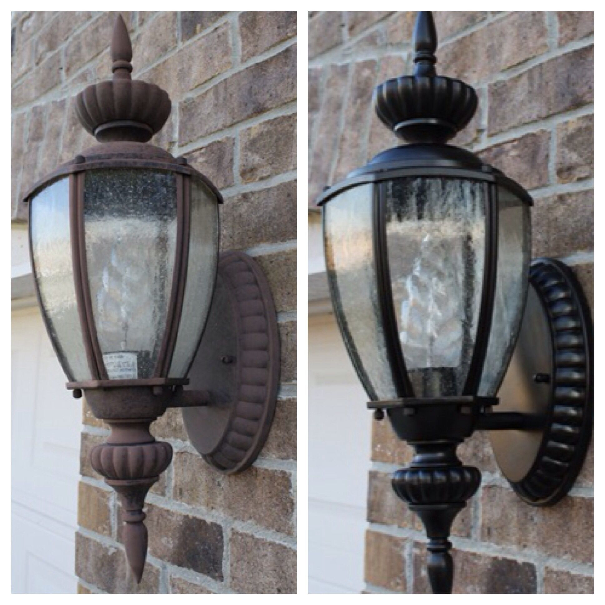 DIY Outdoor Lighting Fixtures
 Making the old look new again with spray paint