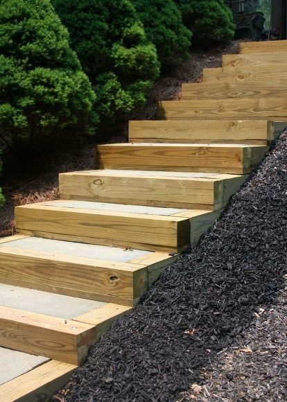 DIY Outdoor Steps
 1000 images about Hillside Steps Ideas on Pinterest