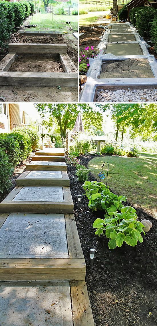 DIY Outdoor Steps
 Step by Step DIY Garden Steps & Outdoor Stairs