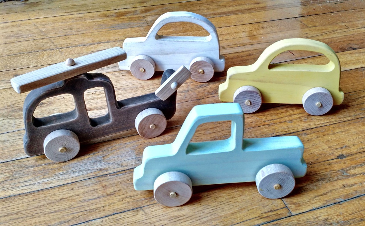 DIY Wood Car
 The Project Lady DIY Wooden Toy Vehicles Car Truck