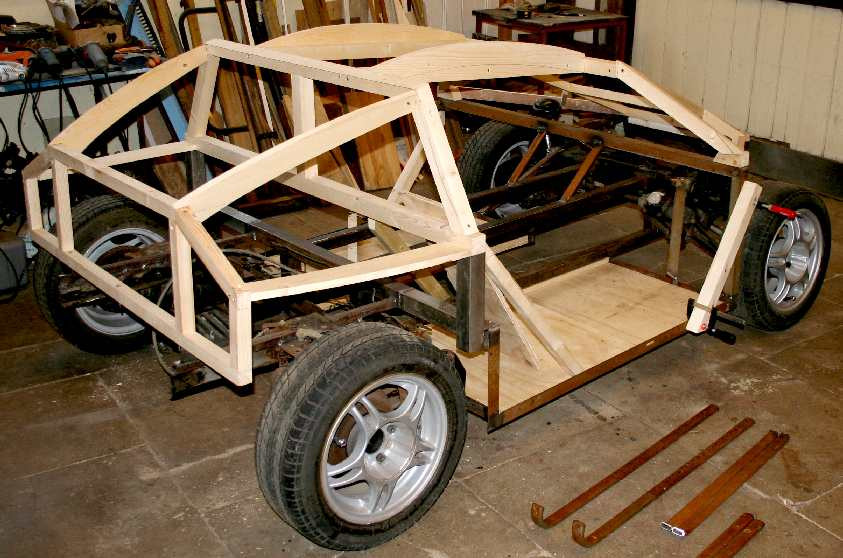 DIY Wood Car
 CITY SPORTS CAR COACH WORK BUILD A TIMBER FRAMED WOODEN