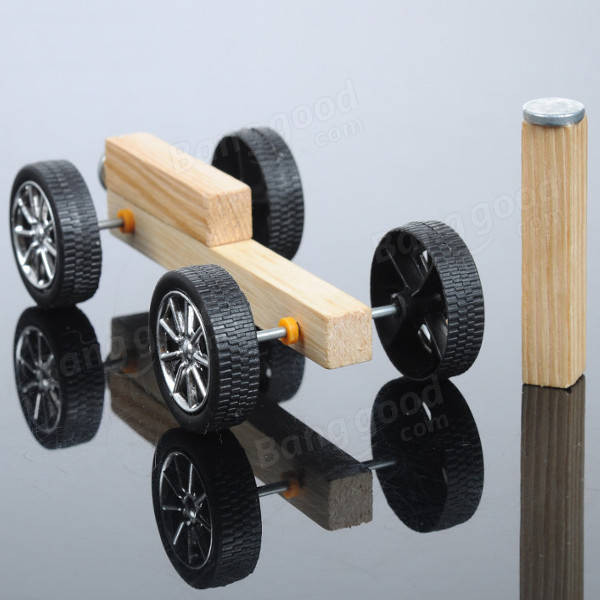 DIY Wood Car
 DIY Handmade Small Wooden Car Kit Magnetic Wood Model