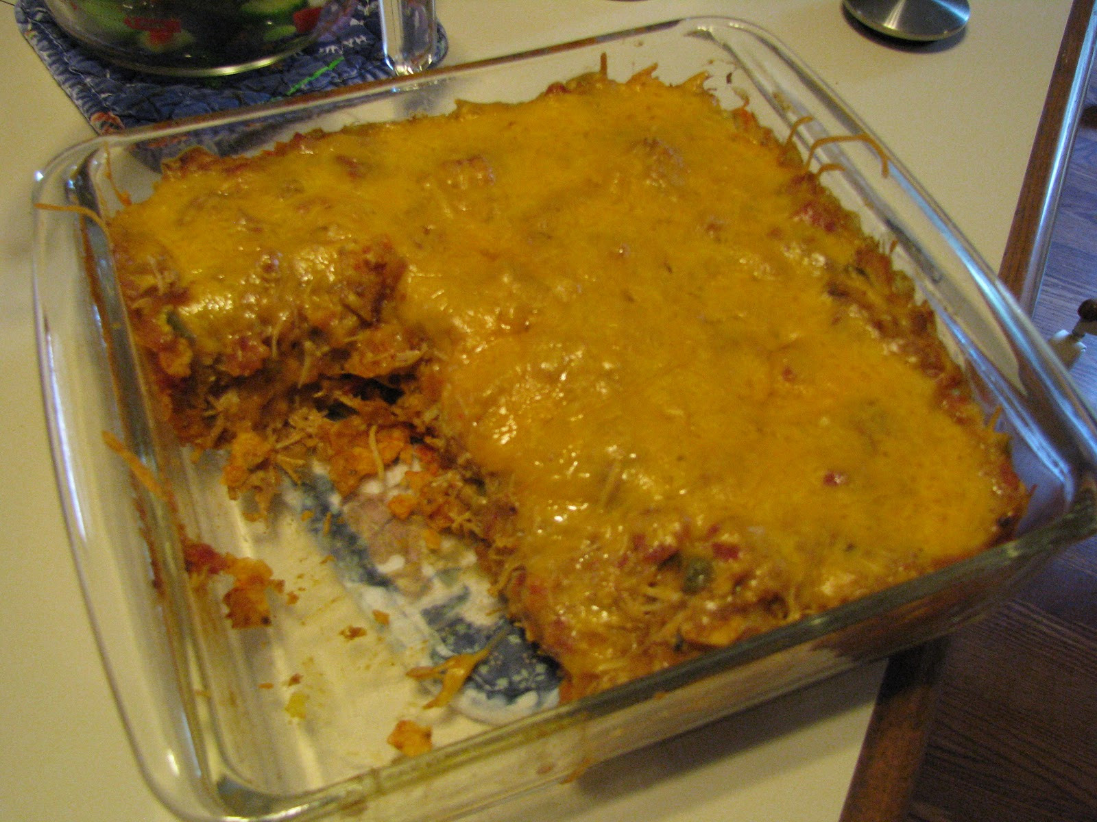 Dorito Mexican Casserole
 We love to cook and eat Mexican Dorito Casserole