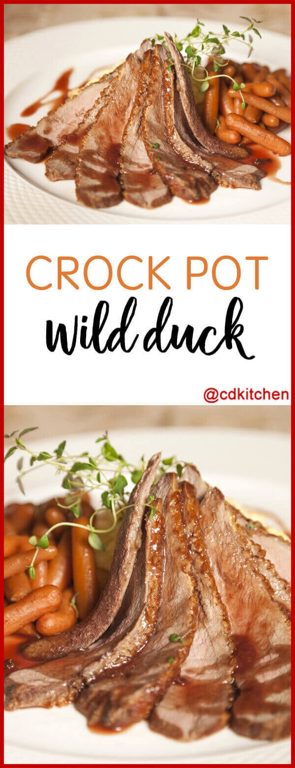 Duck Recipes Crockpot
 Crock Pot Wild Duck Recipe from CDKitchen
