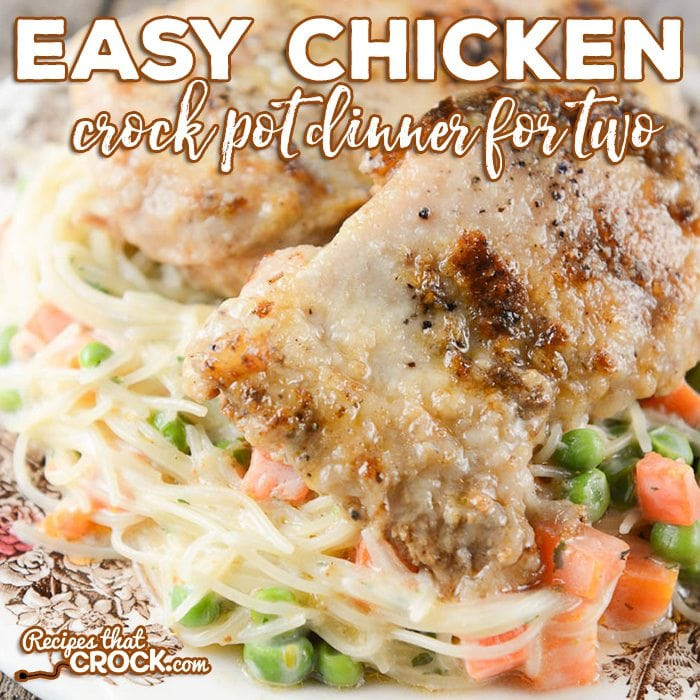 Easy Chicken Dinner Recipes For Two
 Easy Chicken Crock Pot Dinner for Two Recipes That Crock