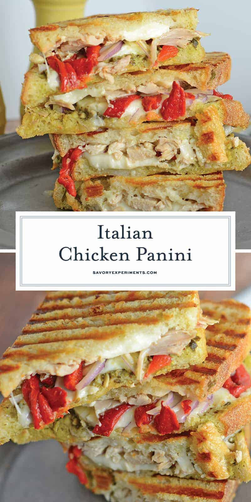 Easy Chicken Panini Recipes
 Italian Chicken Panini The Best Chicken Panini Sandwich