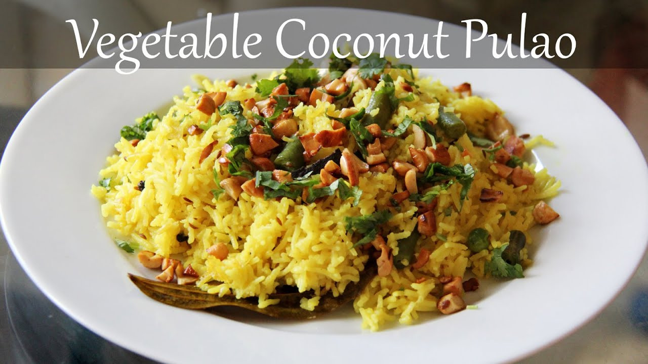 Easy Indian Vegetarian Dinner Recipes
 Ve arian Coconut Rice Recipe