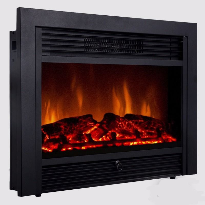 Electric Logs Fireplace Inserts
 28 5" Embedded Fireplace Electric Insert Heater Glass View