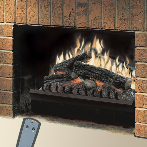 Electric Logs Fireplace Inserts
 Dimplex 23" Standard Electric Fireplace Log Set & Trim Kit