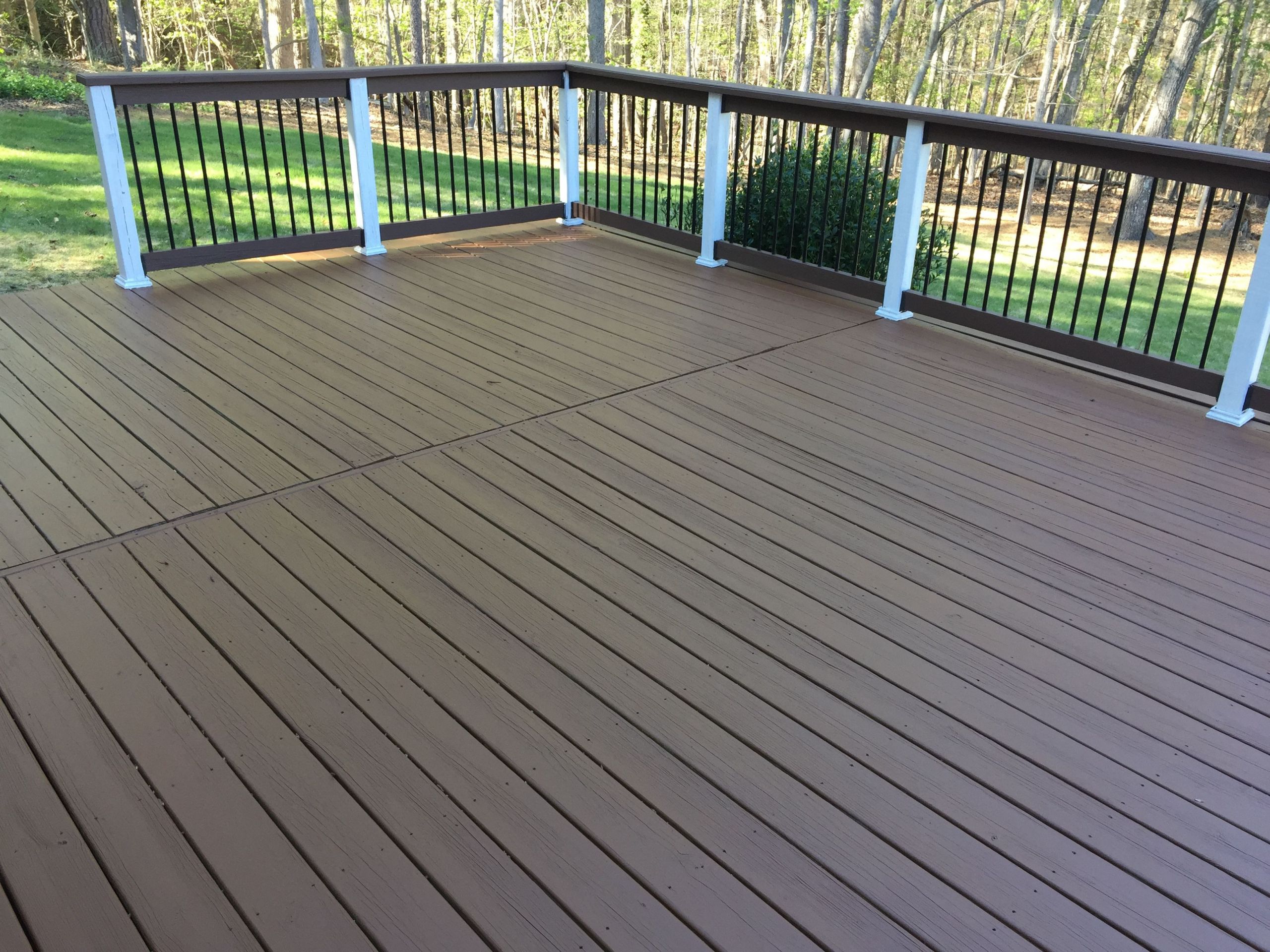 Exterior Deck Paints
 Did the deck today and love the double shade deck paint