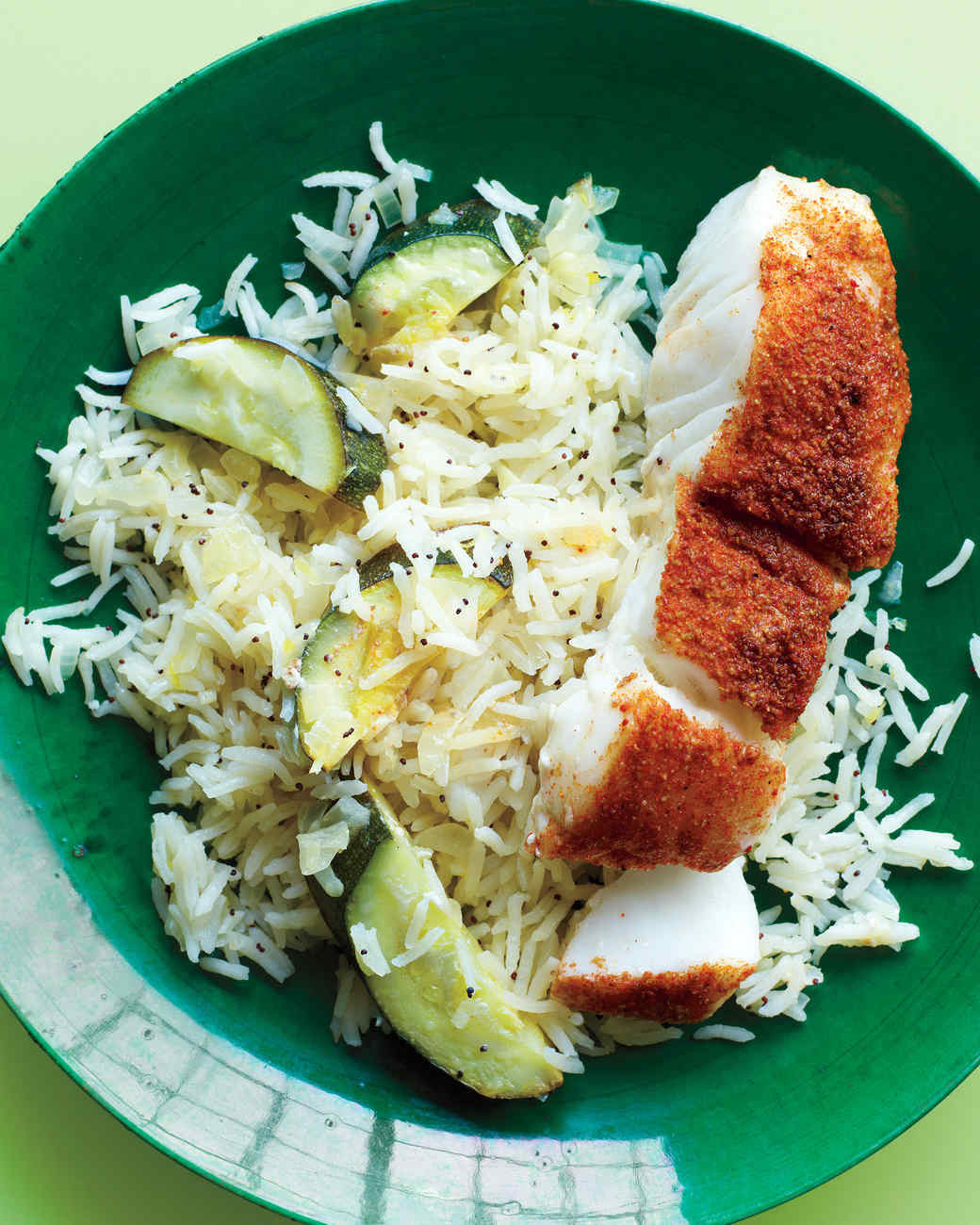 Fish And Rice Recipes
 Spice Rubbed Fish with Lemony Rice Recipe & Video