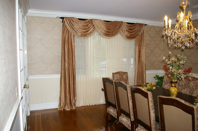 Formal Kitchen Curtains
 Formal Dining Room Window Treatment Traditional Dining