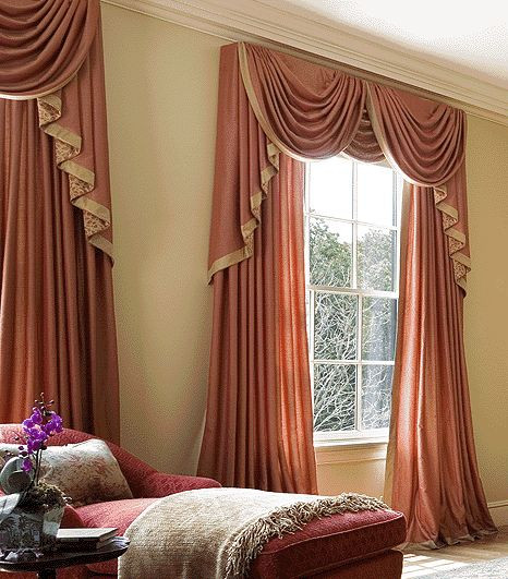 Formal Kitchen Curtains
 luxury orange curtains drapes and window treatments