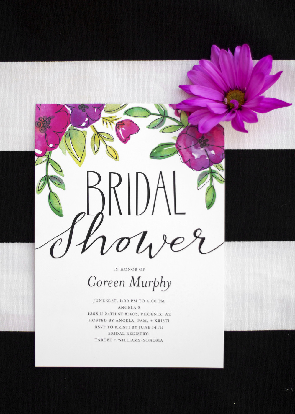 Free Wedding Shower Invitations
 Garden Party Bridal Shower — Kristi Murphy