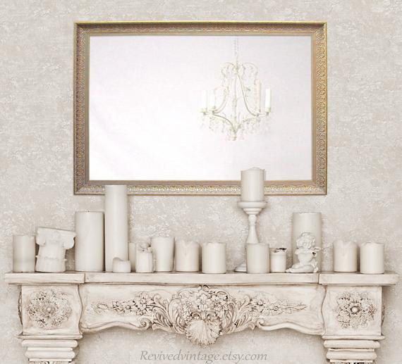 French Country Bathroom Mirrors
 FRENCH COUNTRY MANTEL Mirrors For Sale by RevivedVintage