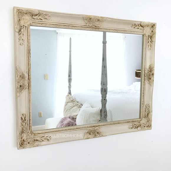 French Country Bathroom Mirrors
 Custom Made Wood Wall Mirror – Hallstrom Home