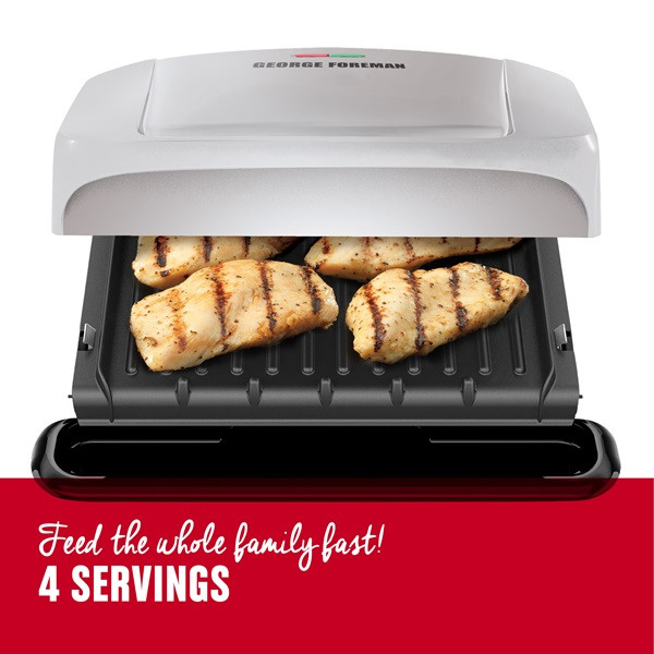 George Foreman Grill Recipes Panini
 4 Serving Removable Plate & Panini Grill Platinum