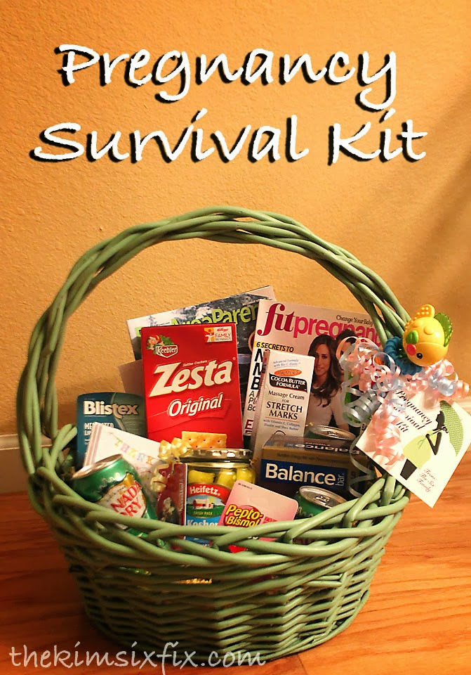 Gift Ideas For Expecting Mother
 Pregnancy Survival Kit Gift Idea for any Expecting Mom
