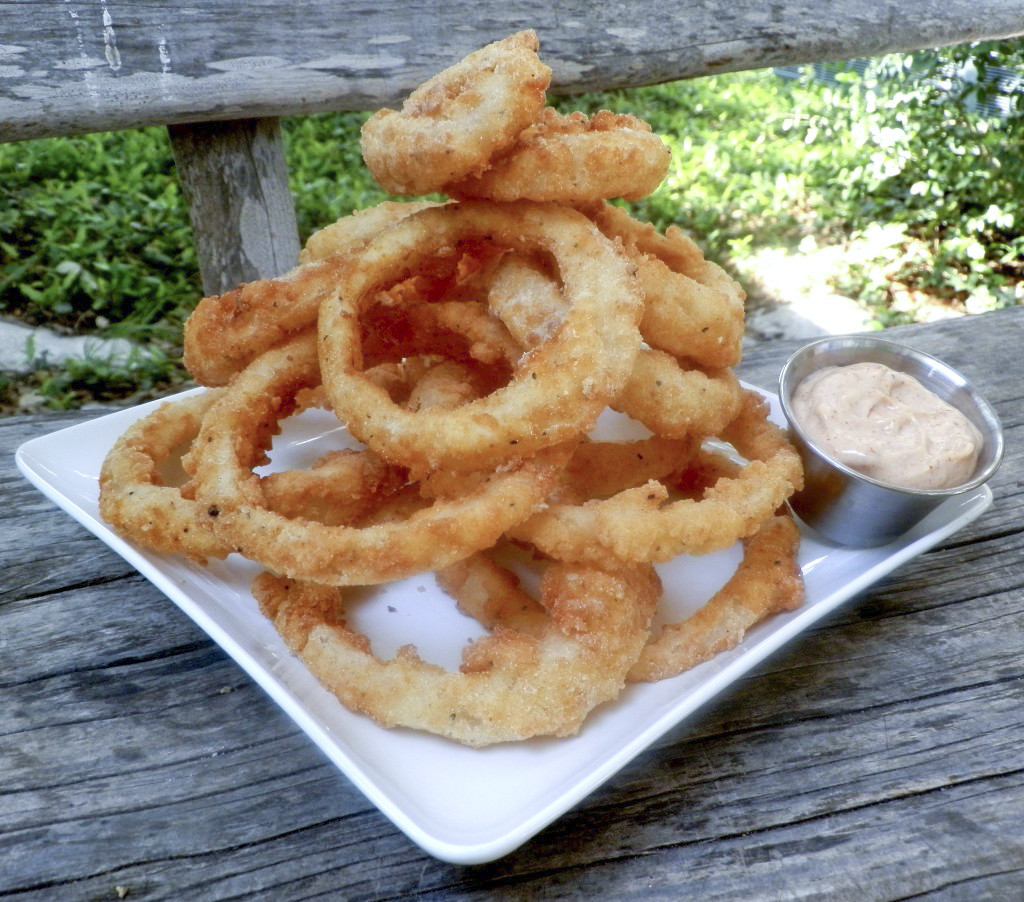 Gluten Free Onion Rings
 Gluten Free ion Rings and Dipping Sauce