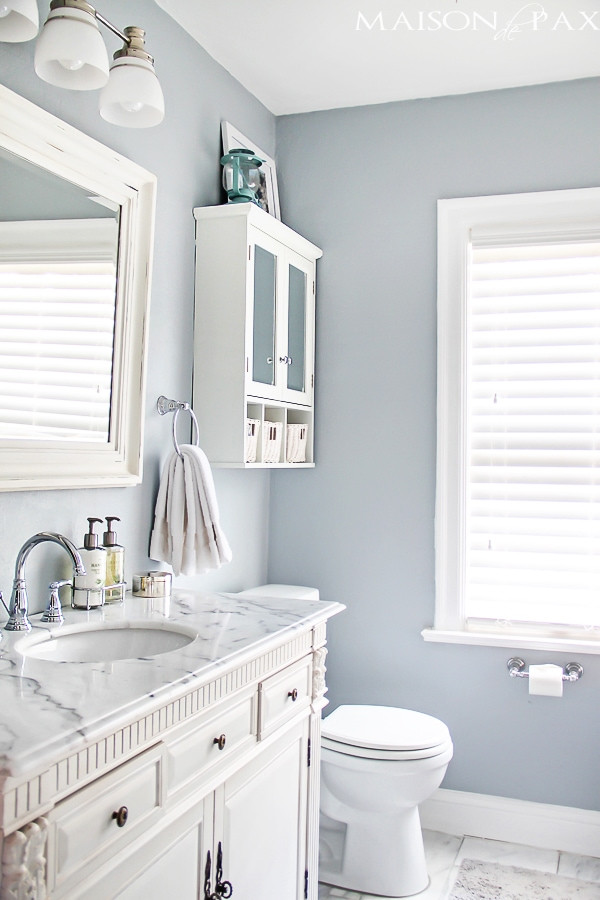 Good Bathroom Colors
 10 Tips for Designing a Small Bathroom Maison de Pax
