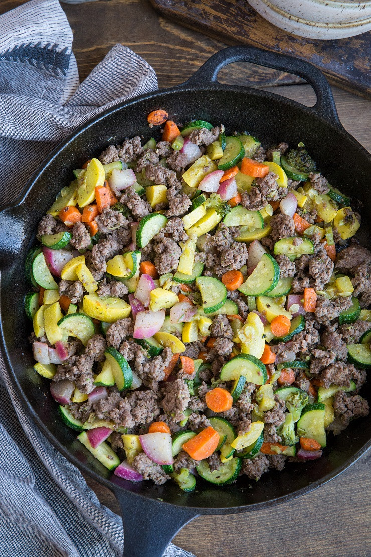 Ground Beef Summer Recipe
 30 Minute Ve able and Ground Beef Skillet The Roasted Root